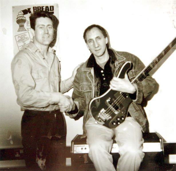 Phil Hayes and Pete Townsend 1986